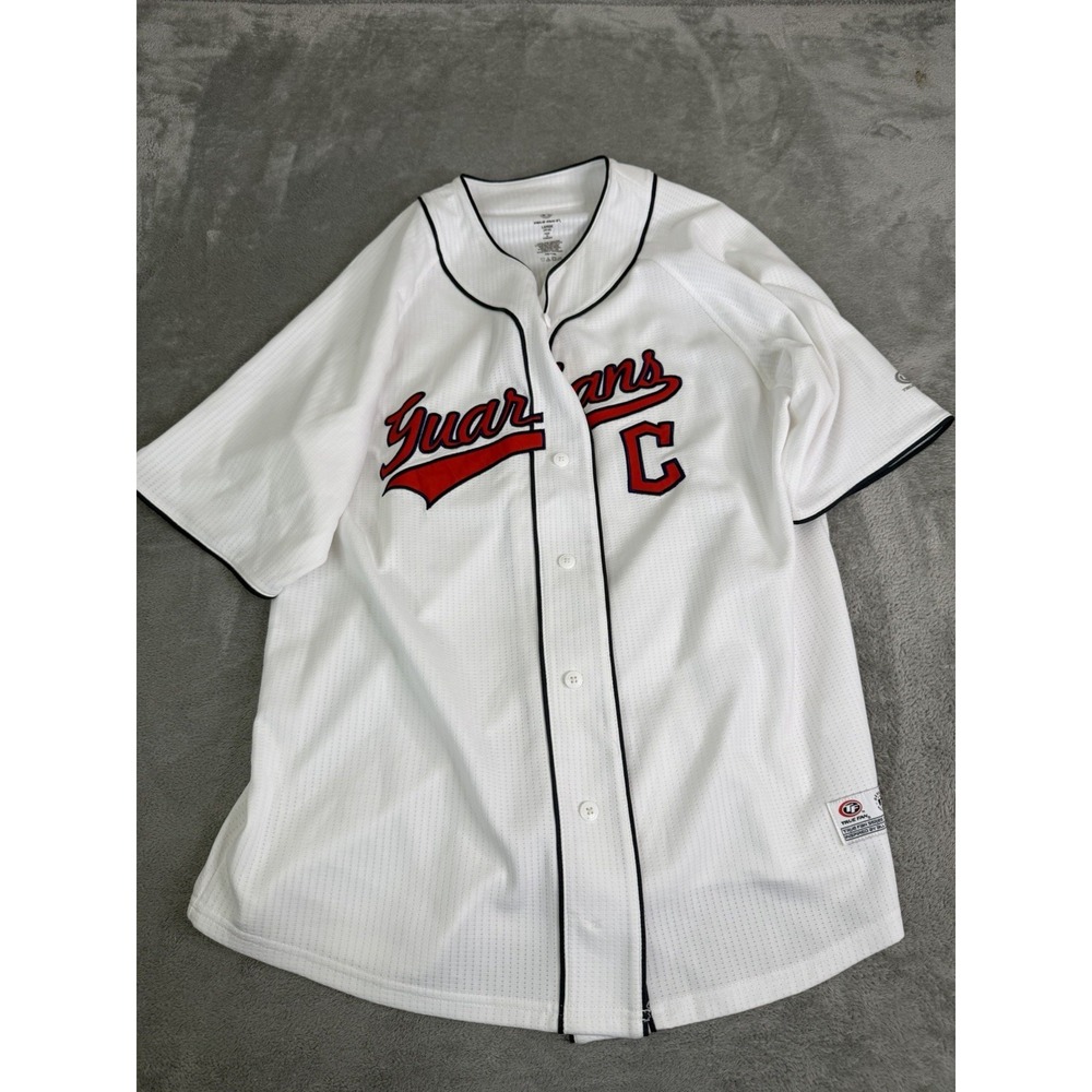 Cleveland Guardians True Fan MLB Jersey Men's Size Large White